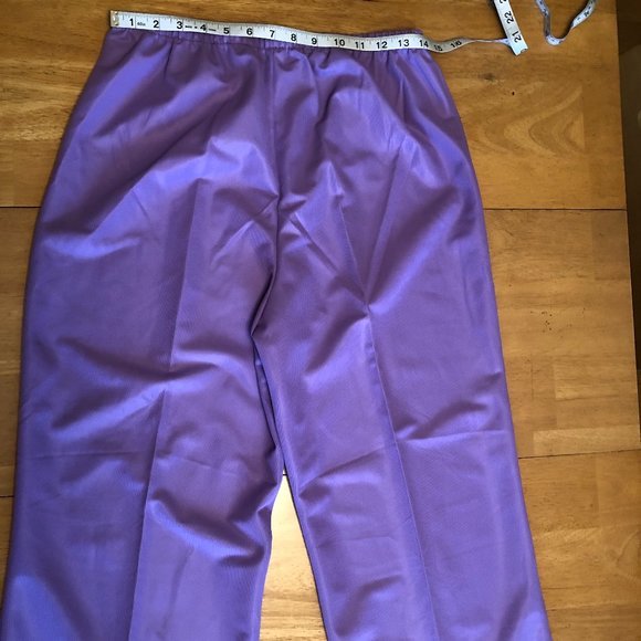 Vintage Nurse's Uniform Kenform by Kenrose Purple Medium 70's Scrubs - Picture 6 of 16